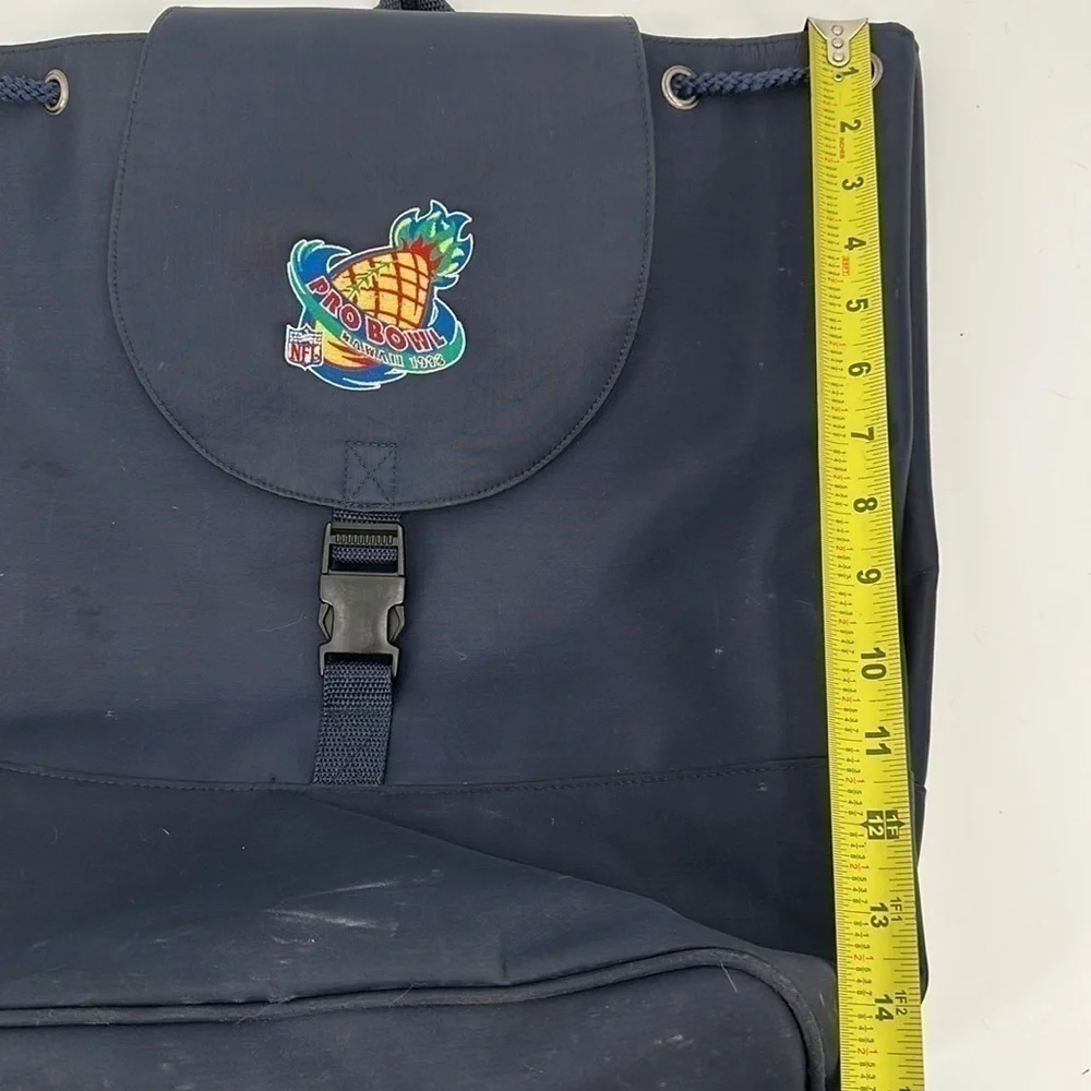 NFL Vintage Navy Blue Nylon 1998 Pro Bowl Hawaii Backback